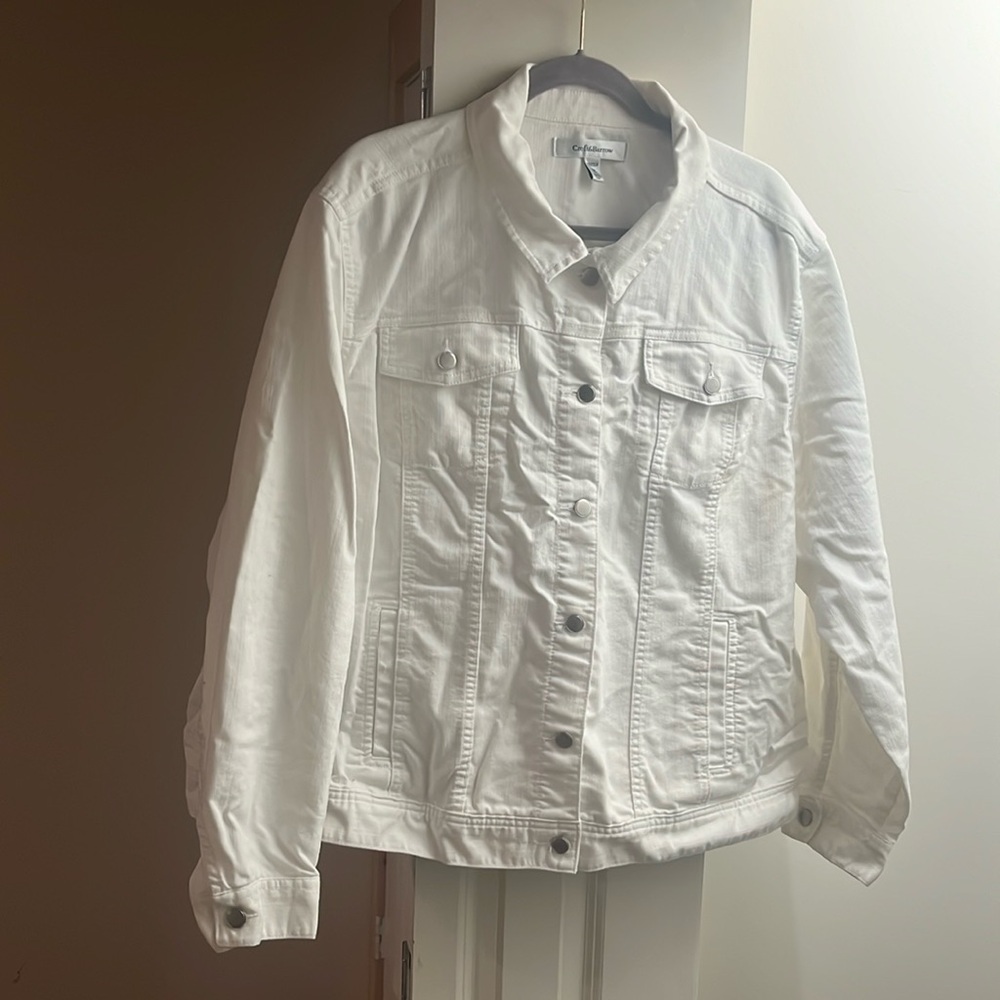 White Denim Jacket